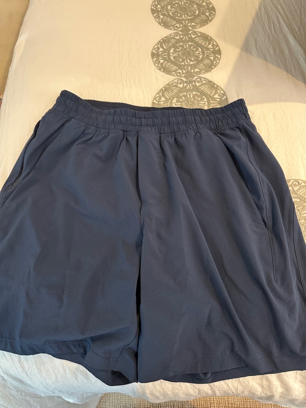 lululemon athletica Men's Athletic Shorts - Navy Blue